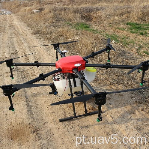 Pressão de pulverização de drones agrícolas com 16 litros